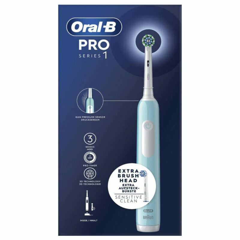 Spazzolino Elettrico ORAL-B Ricaricabile 2 Testine di Ricambio - PRO1CRSTQ1 - immagine 7