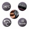 Piastra per Capelli REMINGTON in Ceramica Temperatura Massima 235,5° | S9600 - immagine 3