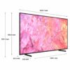 Smart TV SAMSUNG 75 Pollici 4K Ultra HD Display QLED Sistema Tizen - QE75Q60CAU - immagine 3