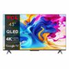 TCL Smart TV 43 Pollici 4K Ultra HD Display QLED HDR - 43C645