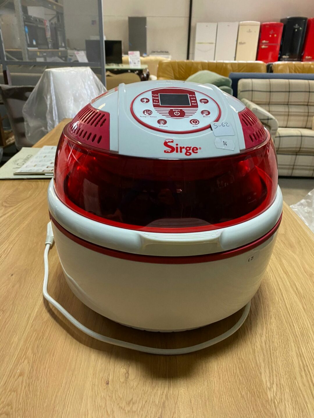 Robot cucina rosso sirge S-62