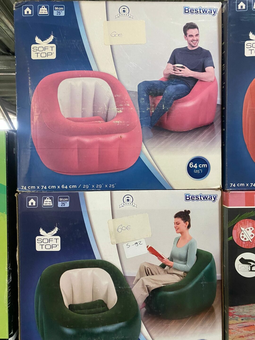 Poltrone relax fonfiabili bestway S-92 - immagine 2