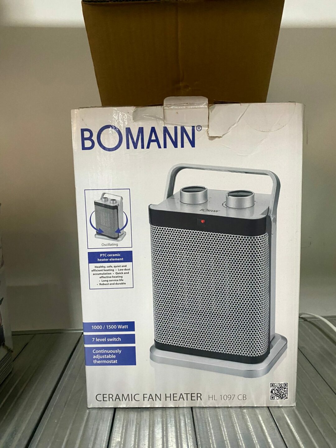 Ventilatore piccolo caldo clatronic S-95 - immagine 3