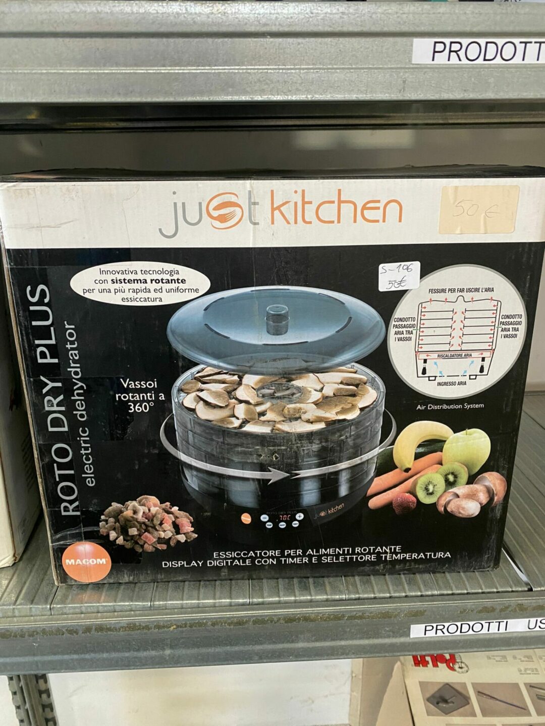 Essicatore per alimenti just kitchen S-106
