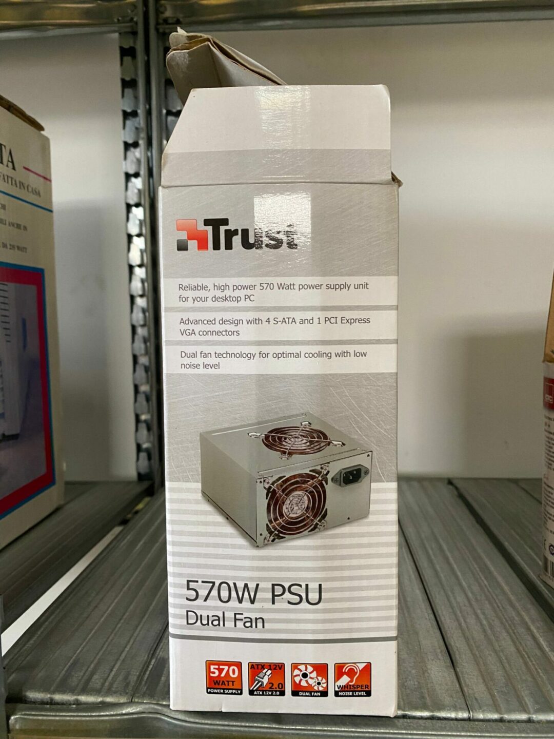 Trust psu 570w dual fan S-114 - immagine 2