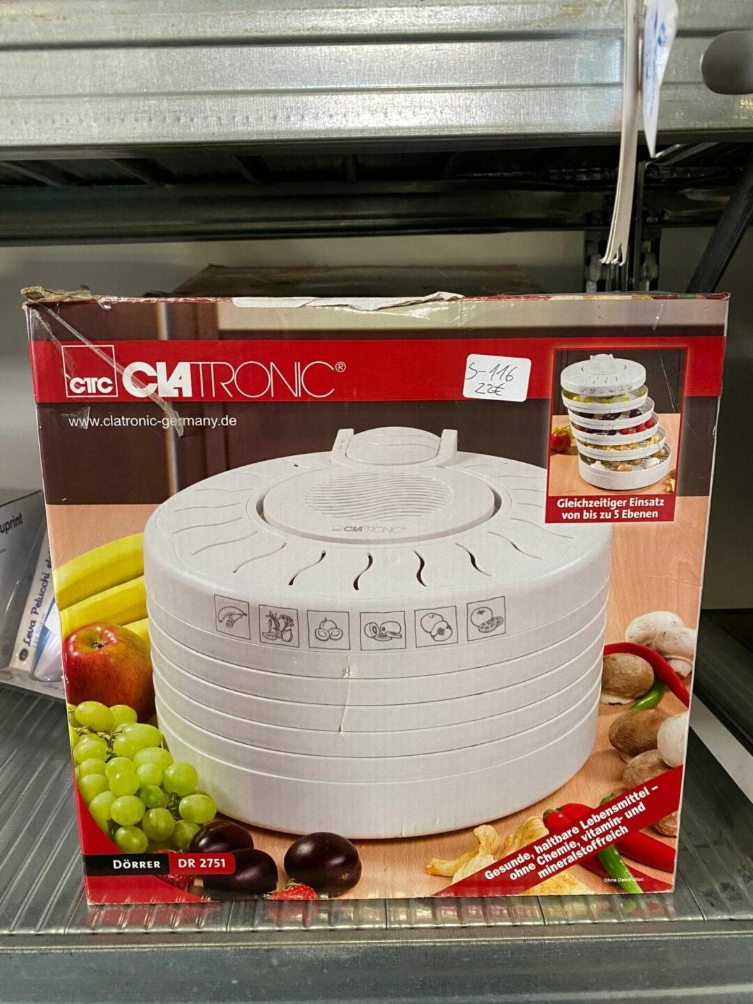 Essiccatore frutta clatronic S-116