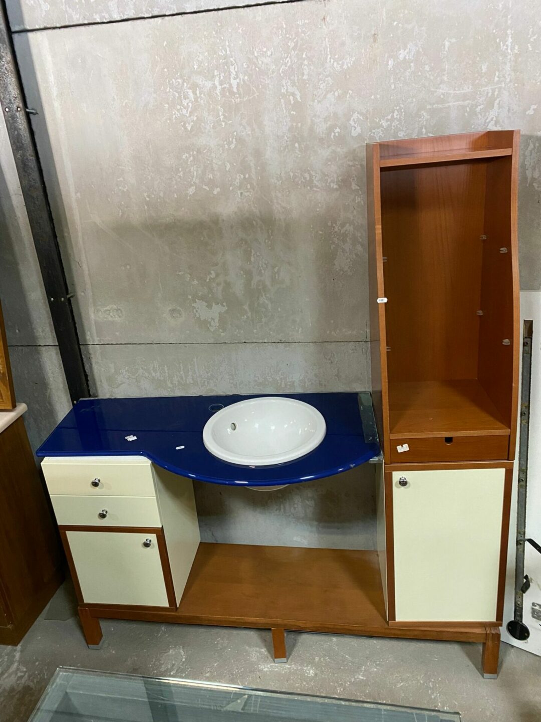 Mobile bagno con base blu S-225 ( IN REGALO )