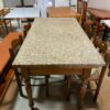 Tavolo in marmo con base in legno S-233 - immagine 2