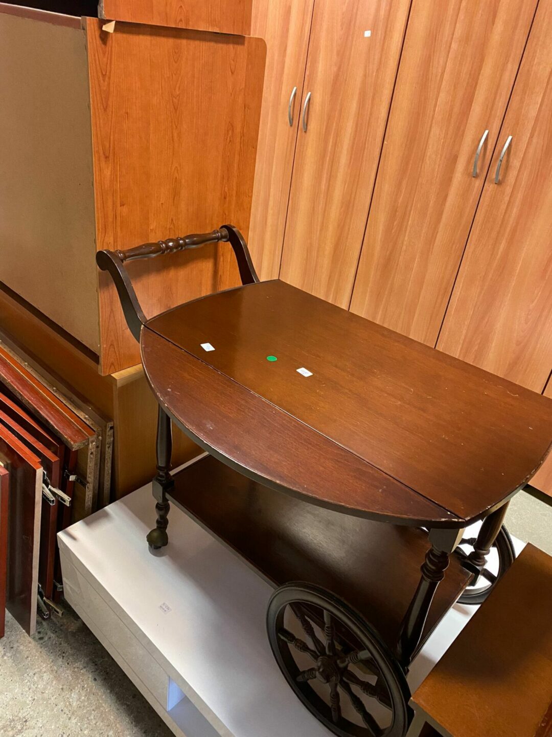 Mobile carrello in legno con le ruote S-285 - immagine 2