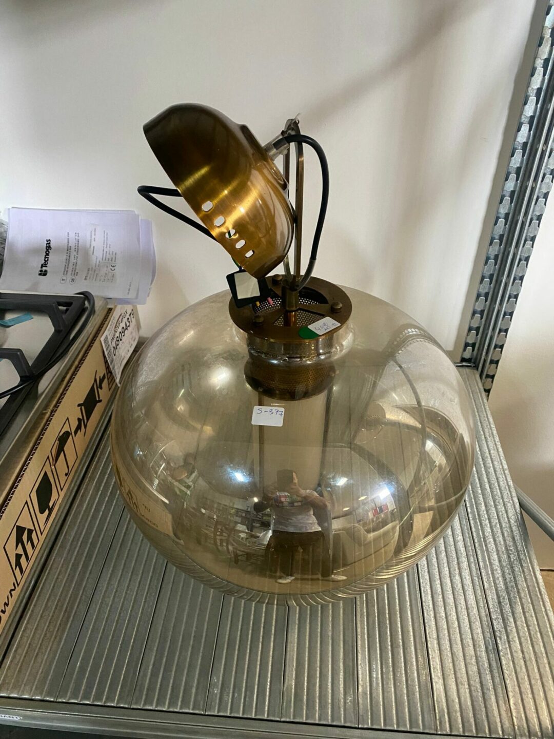 Lampadario di vetro S-377