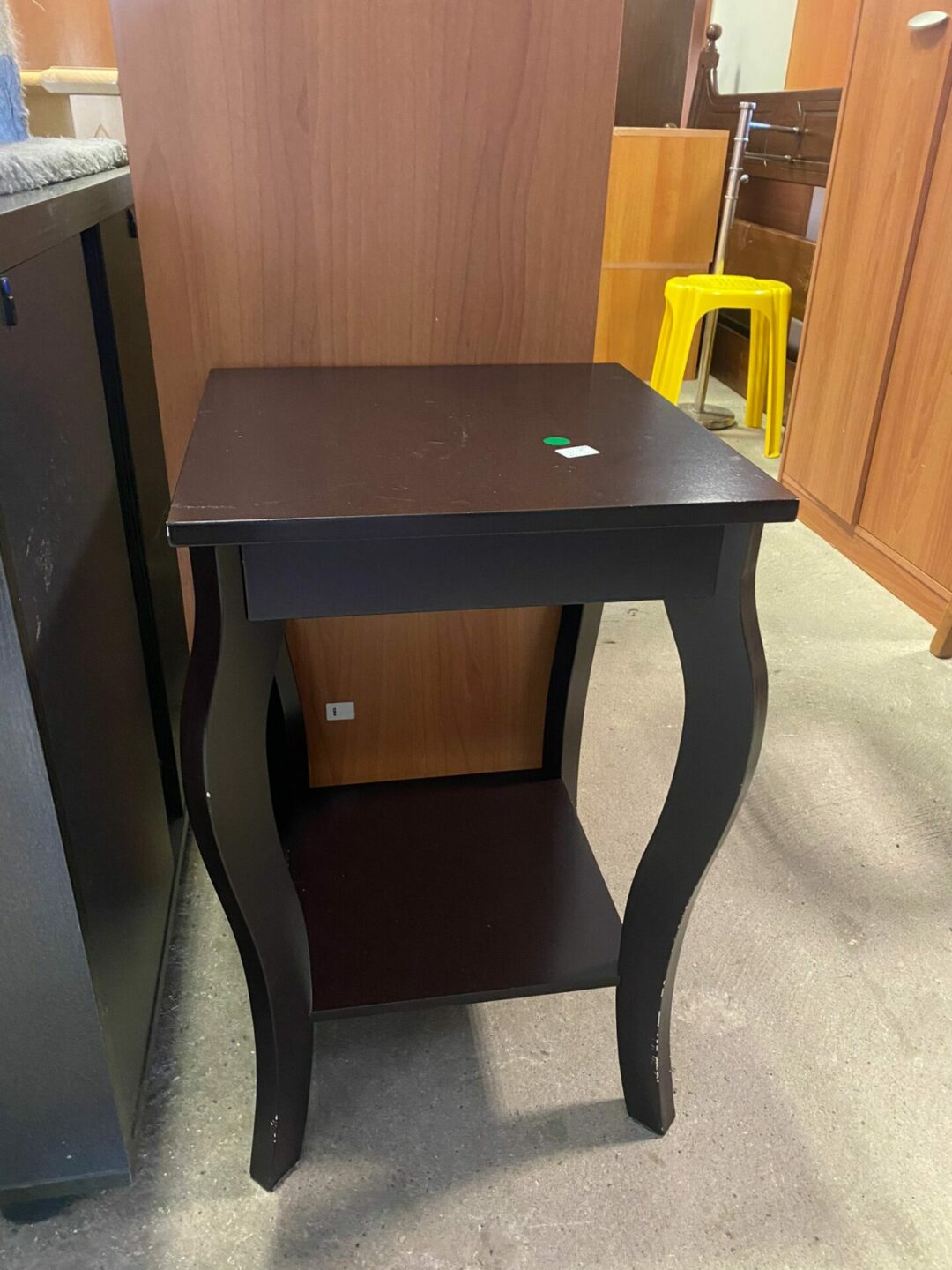 Tavolino nero in legno S-379