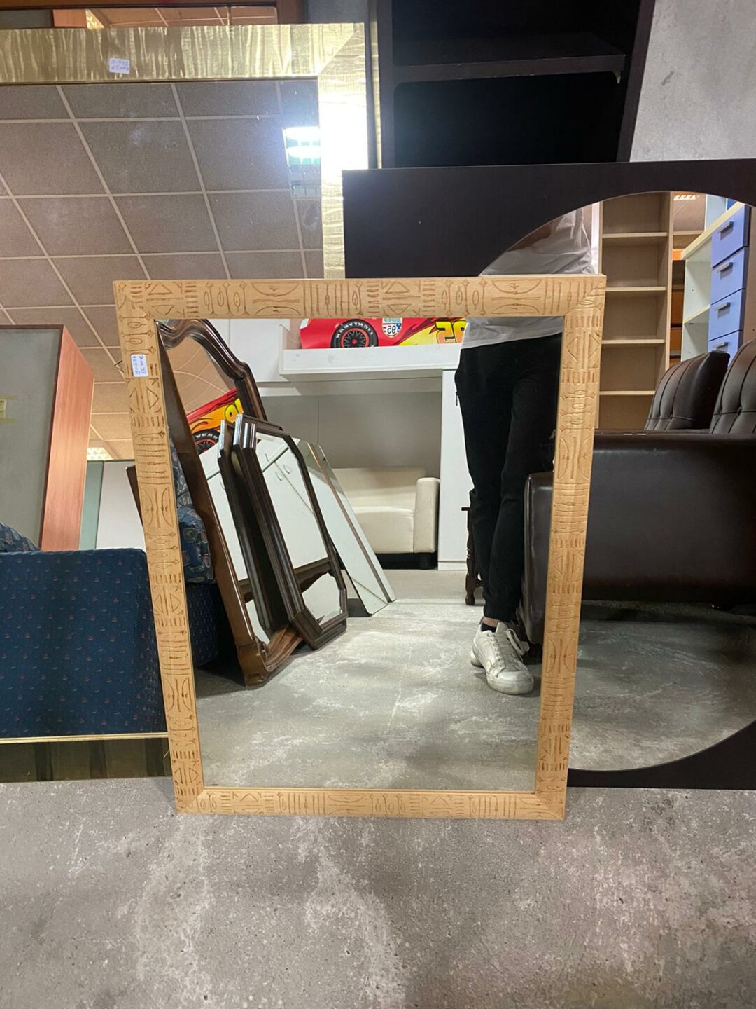Specchiera cornice in legno seminuova S-394