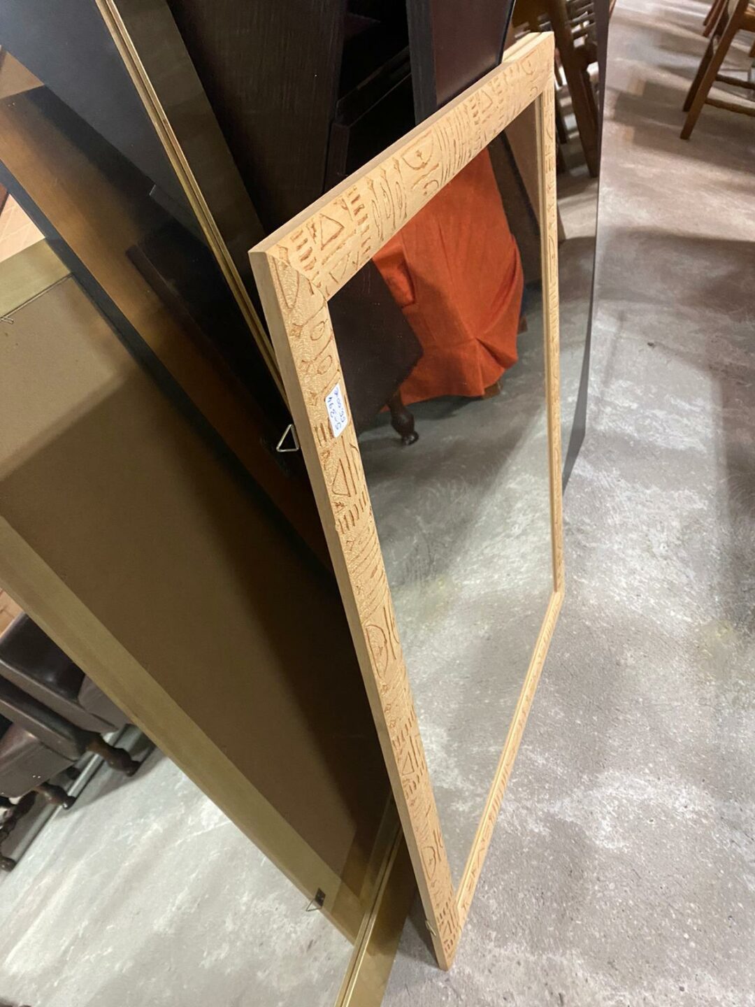 Specchiera cornice in legno seminuova S-394 - immagine 2