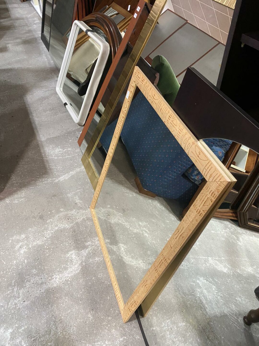 Specchiera cornice in legno seminuova S-394 - immagine 3