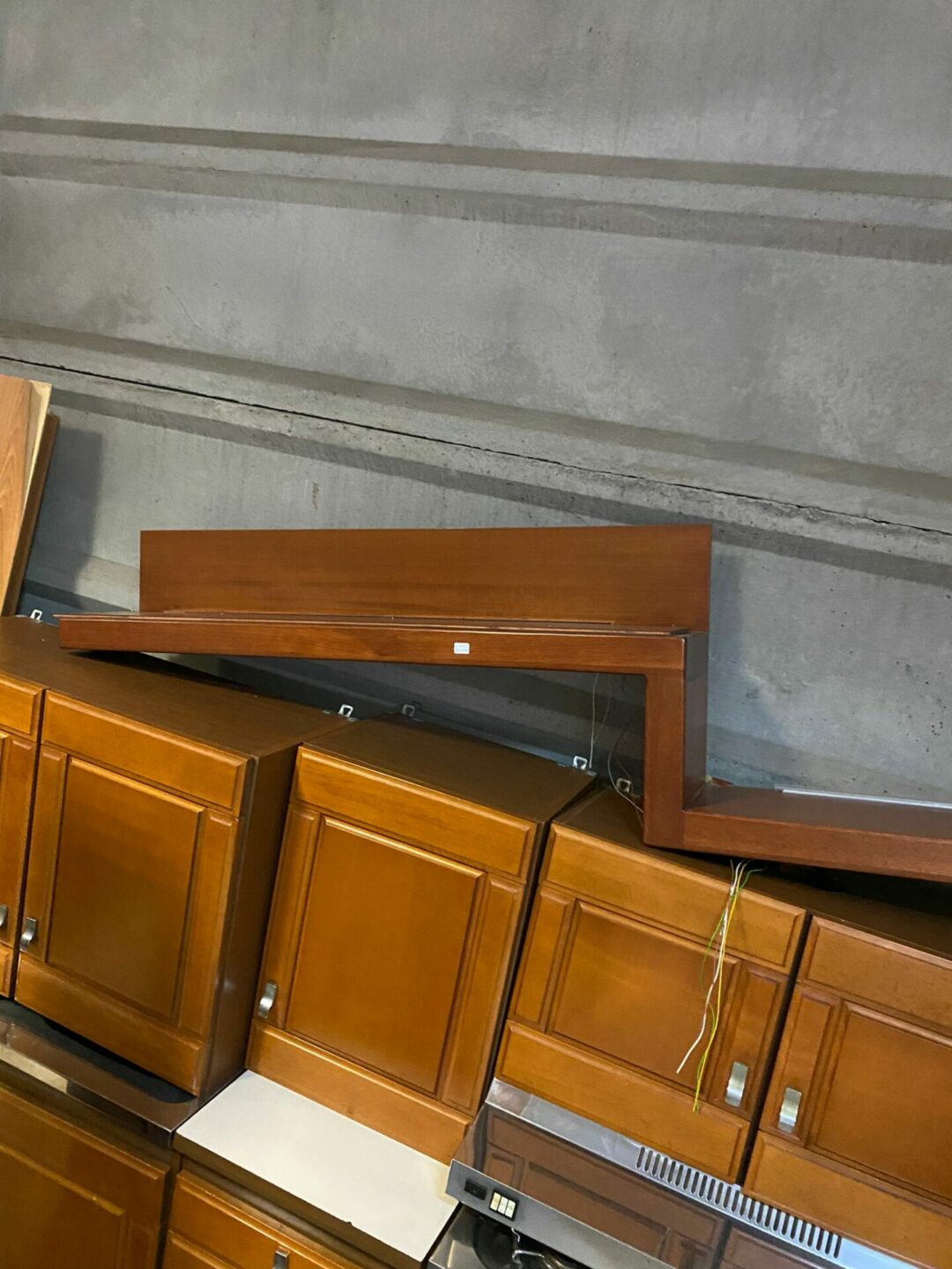 Mobile mensola in legno massiccio con led S-439 - immagine 2