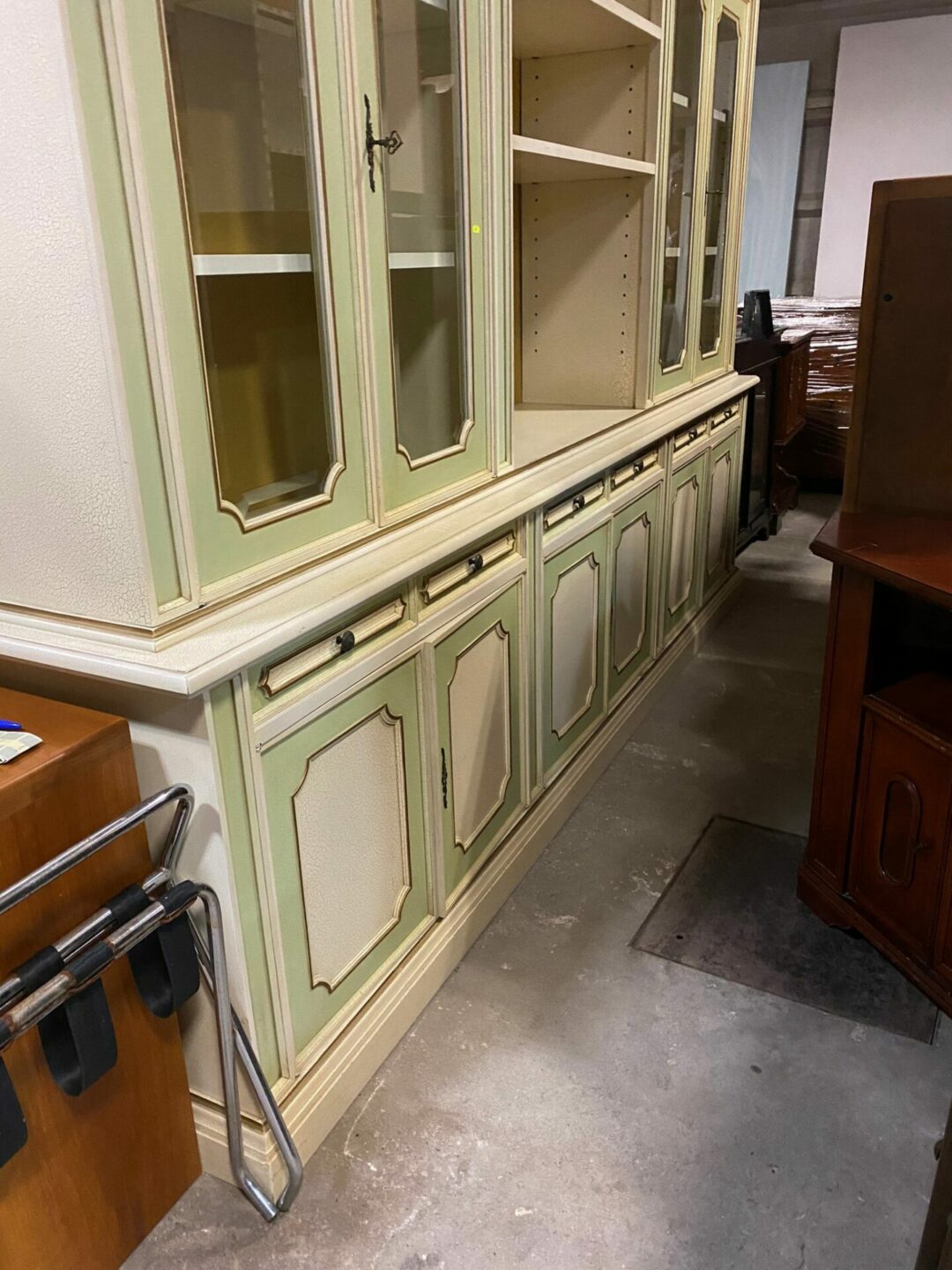 Mobile sala colore bianco/oro antico S-480 - immagine 2