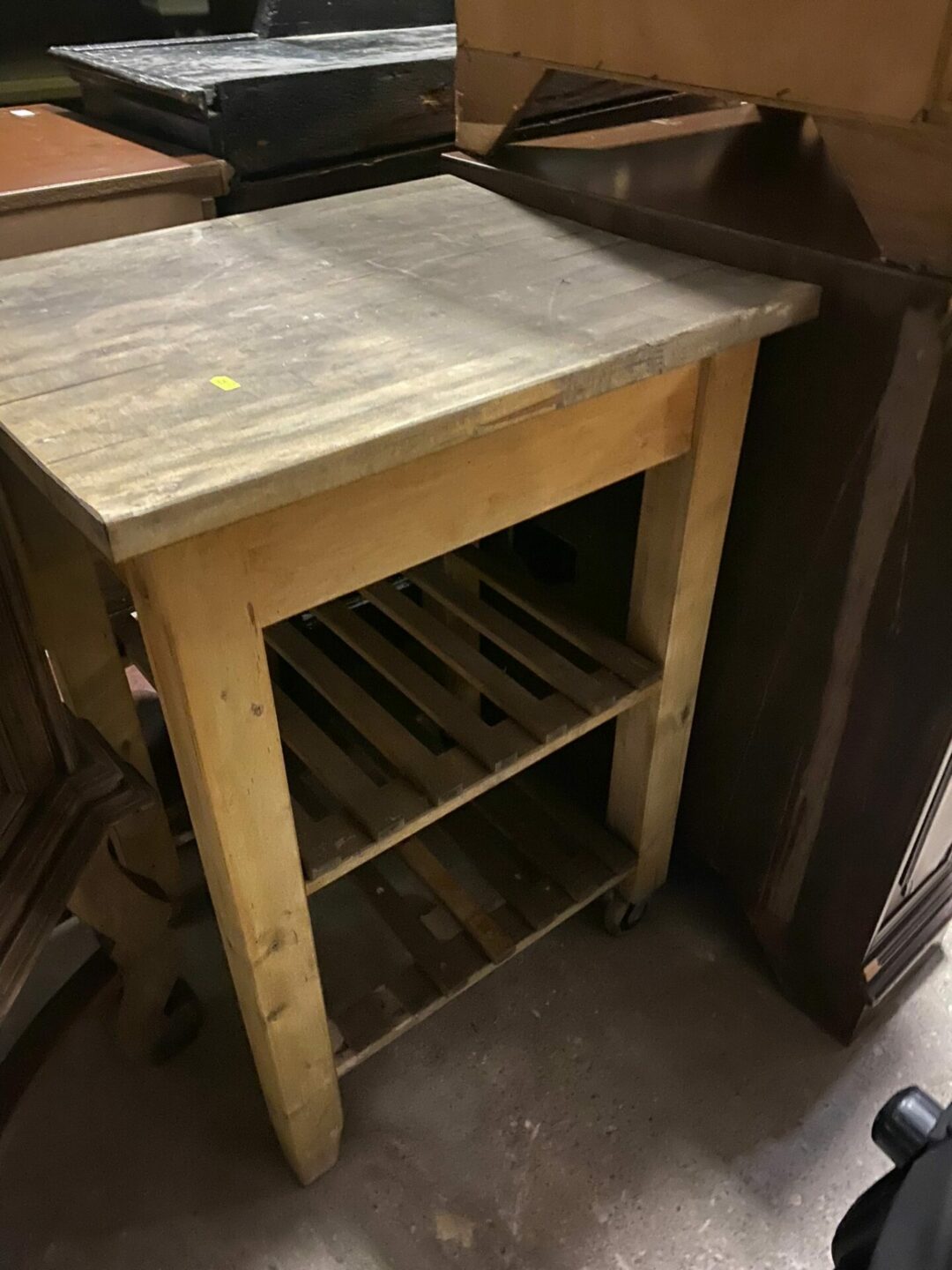 Mobile in legno con due mensole S-490 - immagine 2