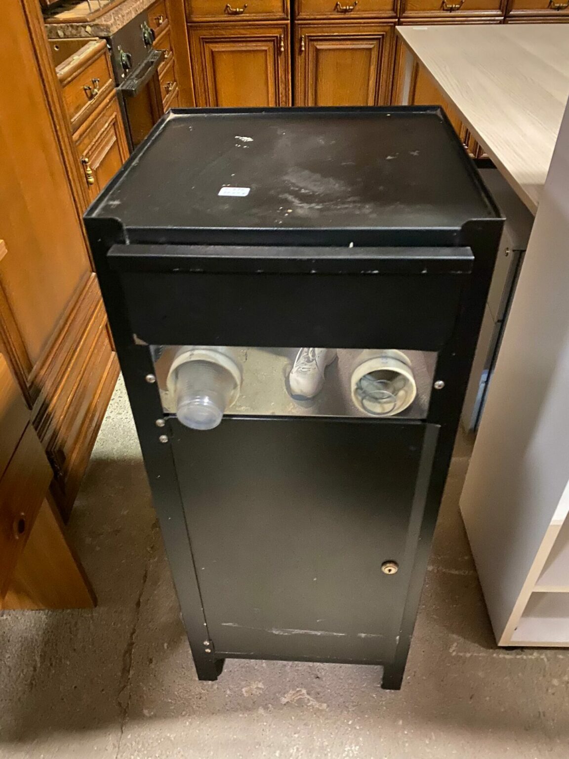Mobiletto in ferro nero S-495