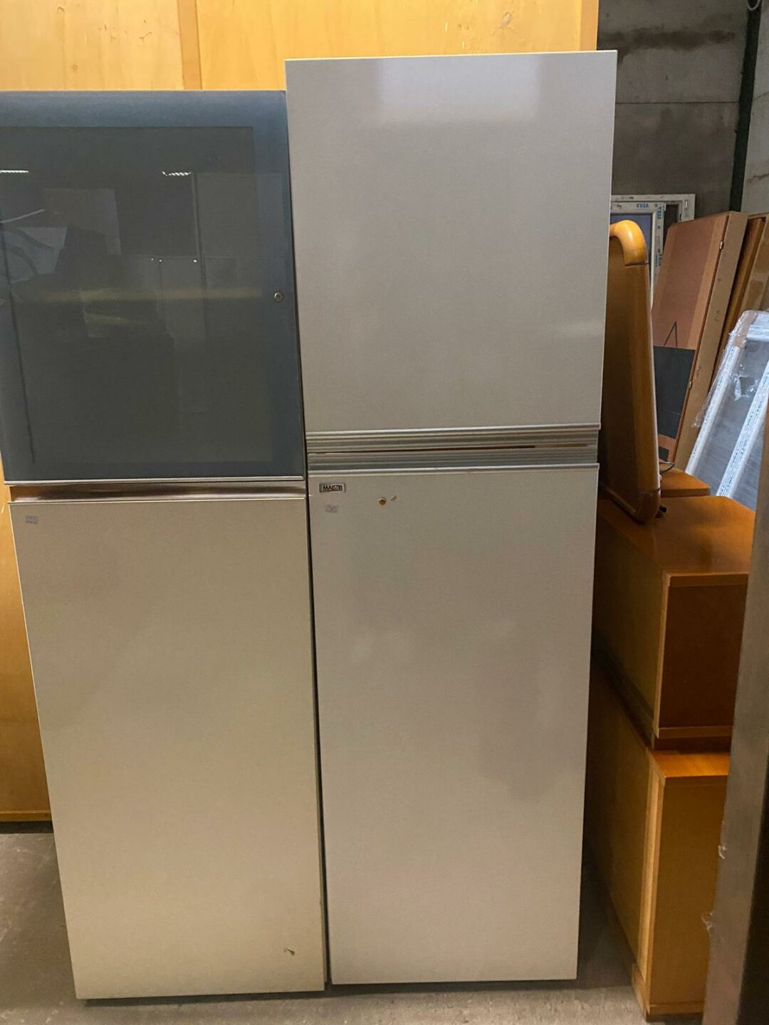 Mobile per frigo da incasso maistri bianco S-627