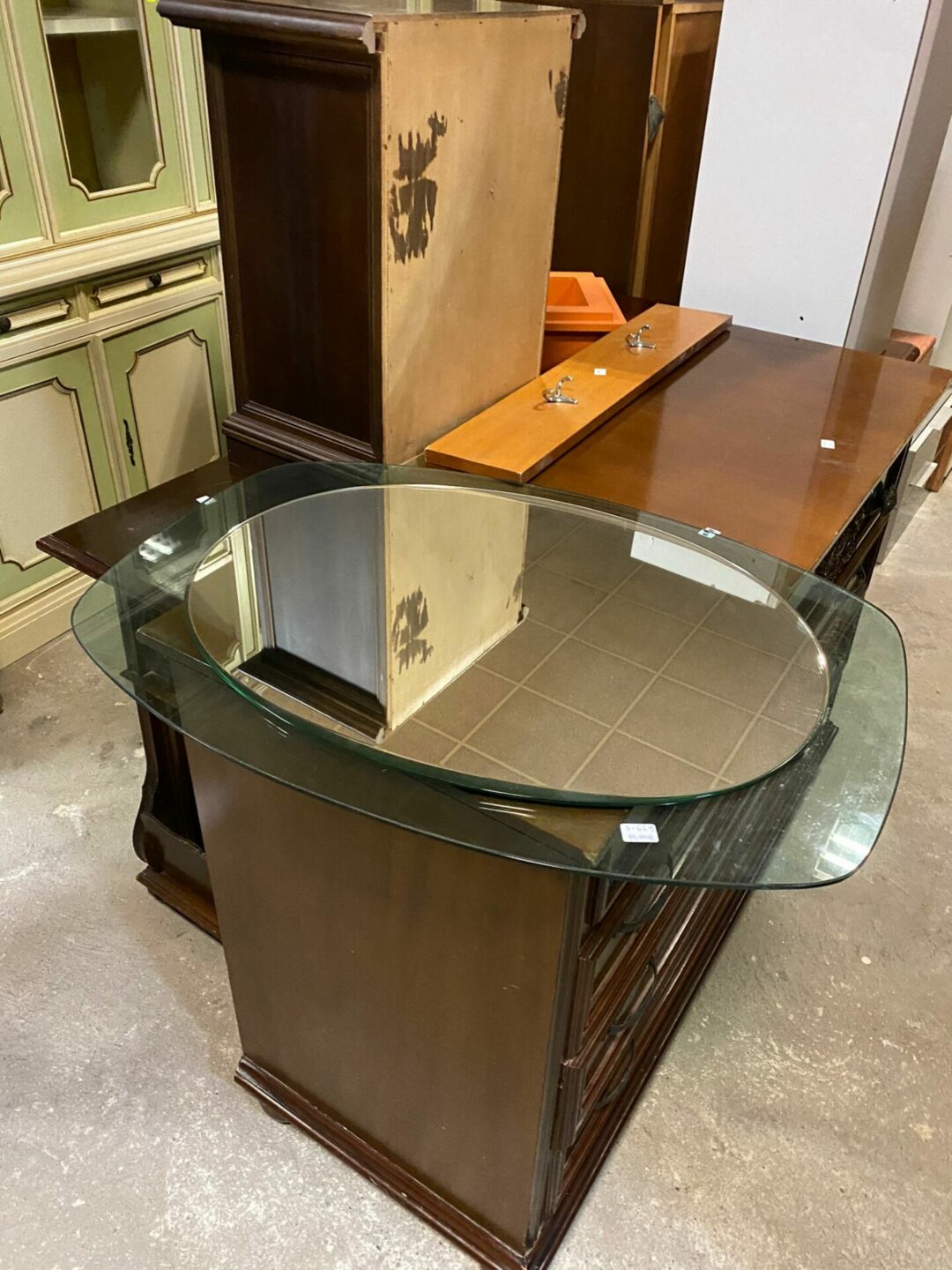 Specchiera con cornice in vetro S-669 - immagine 3