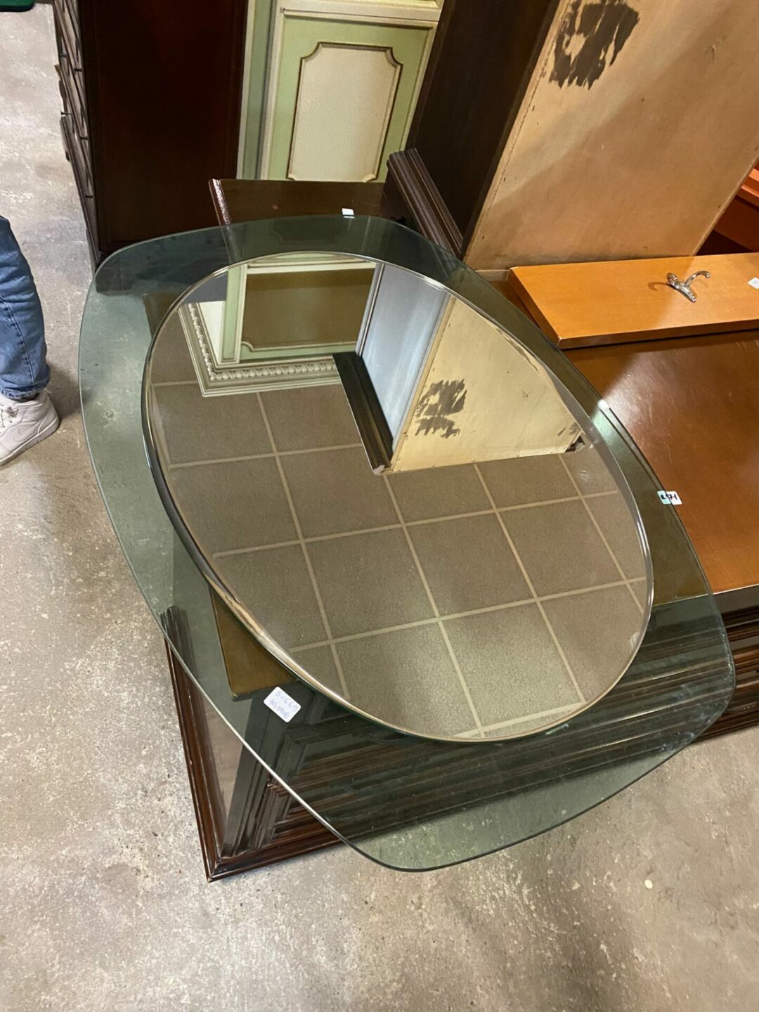 Specchiera con cornice in vetro S-669