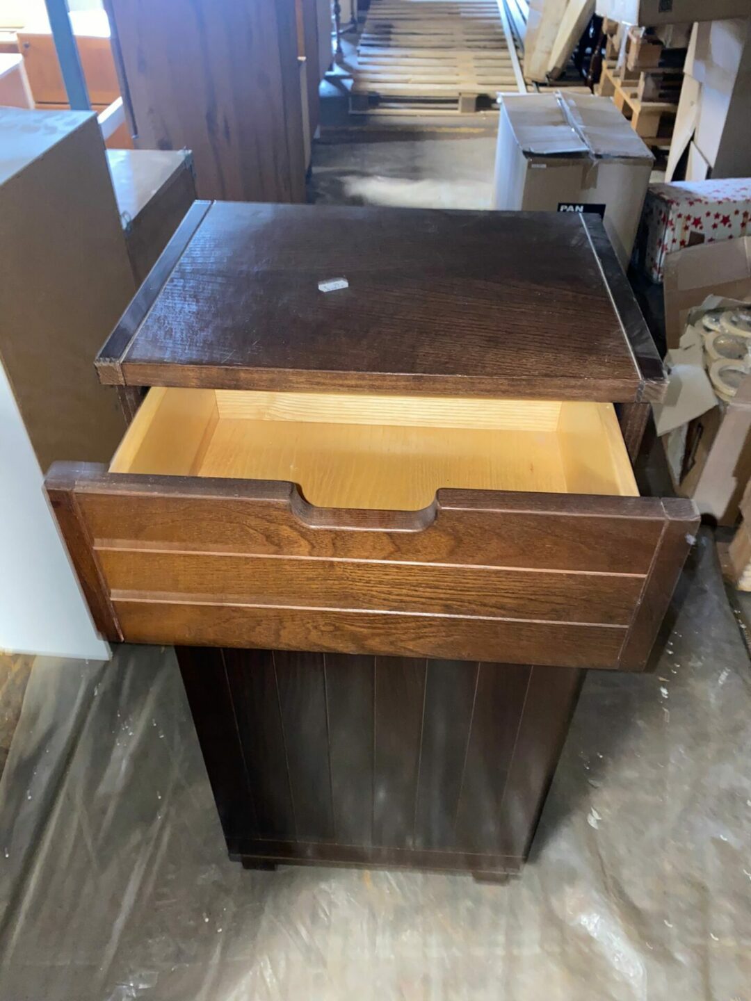 Comodino alto nero S-695 - immagine 2