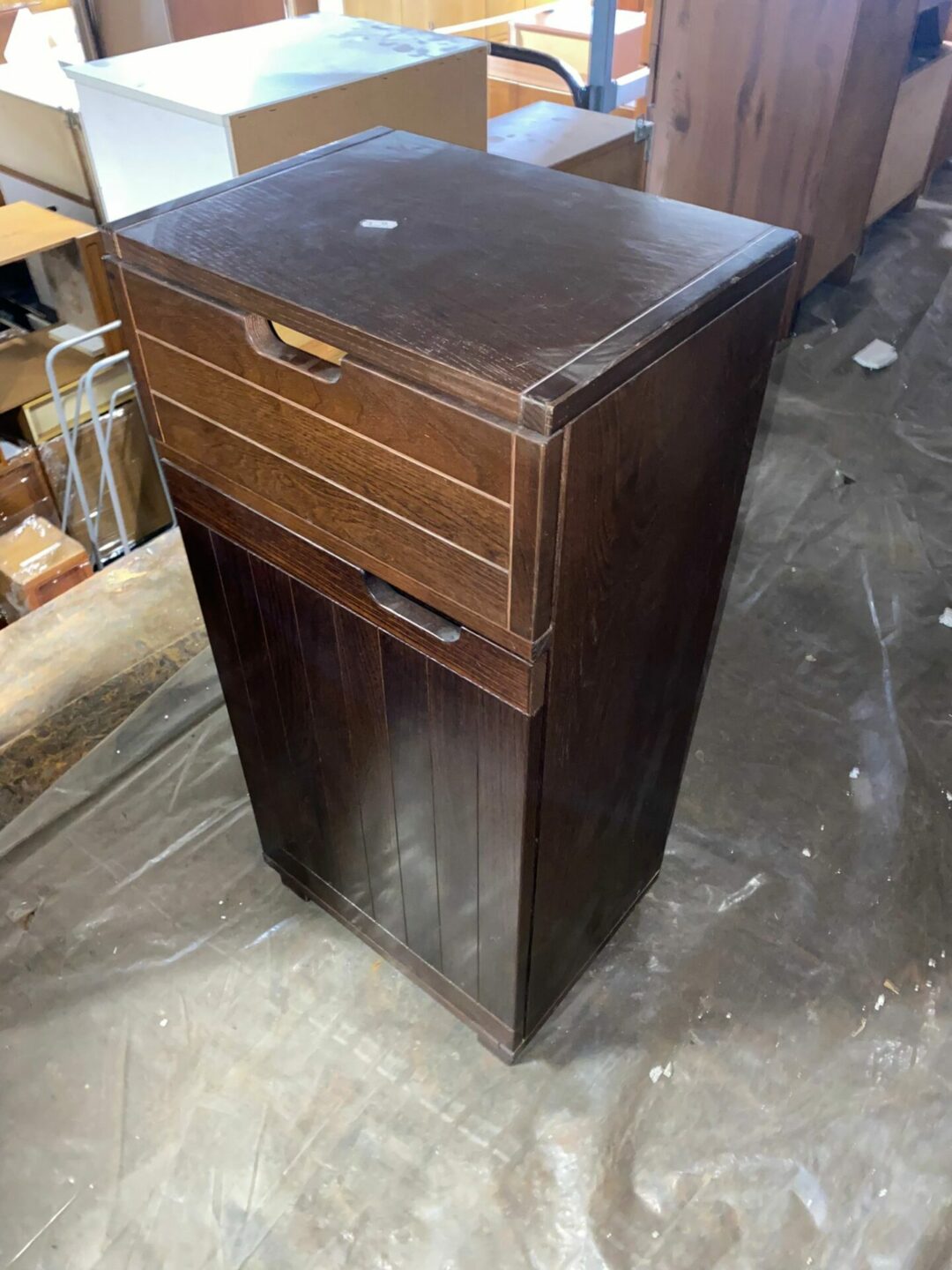 Comodino alto nero S-695 - immagine 3