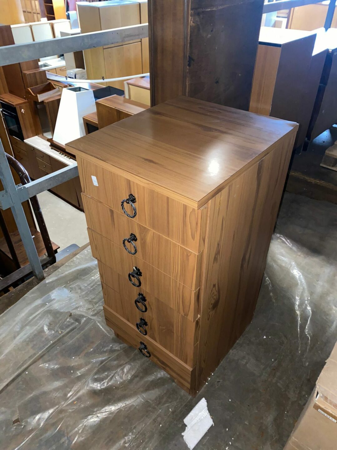 Cassettiera in legno con 6 cassettini S-698 - immagine 2