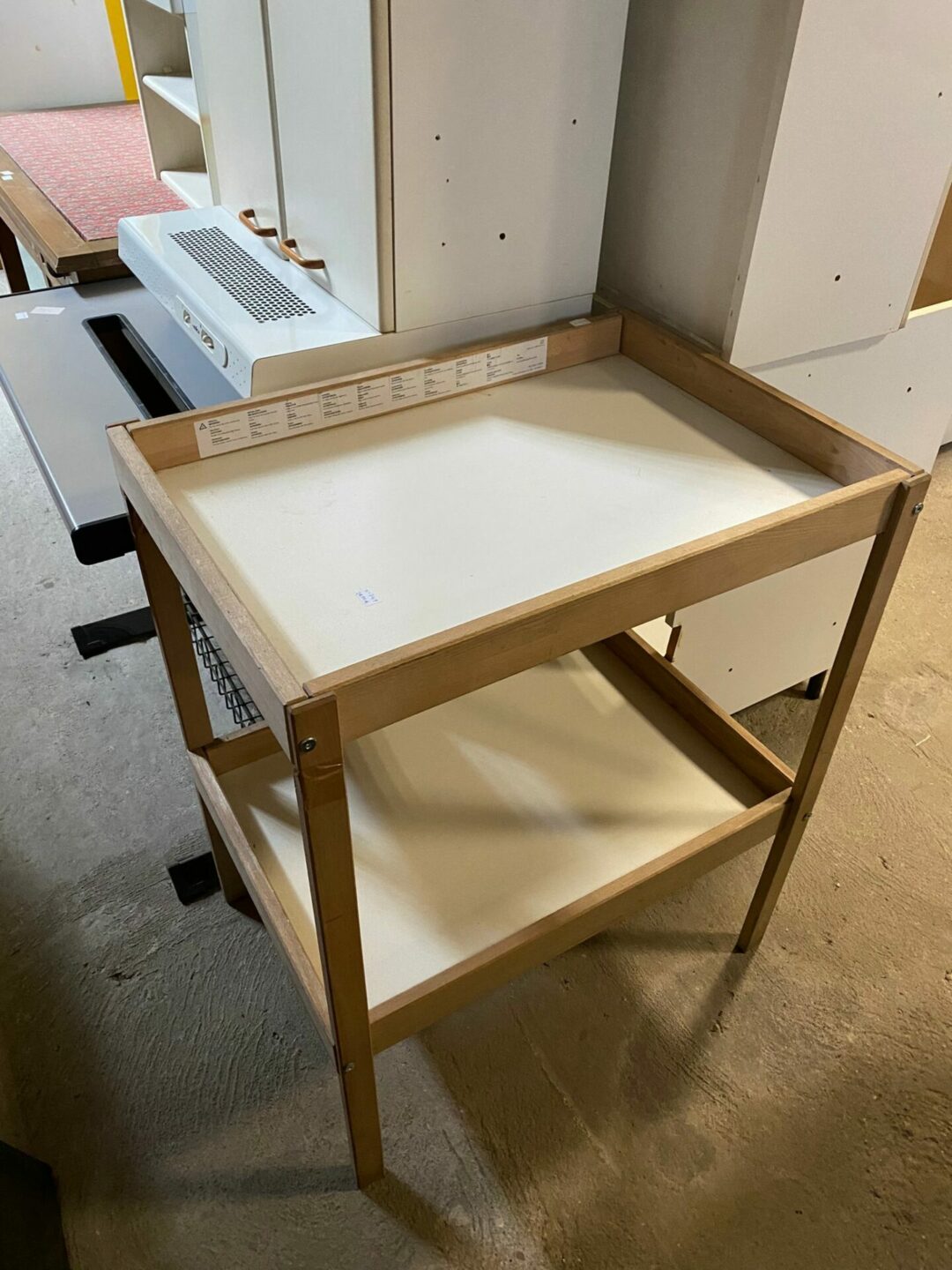 Banco con ripiano in legno S-749