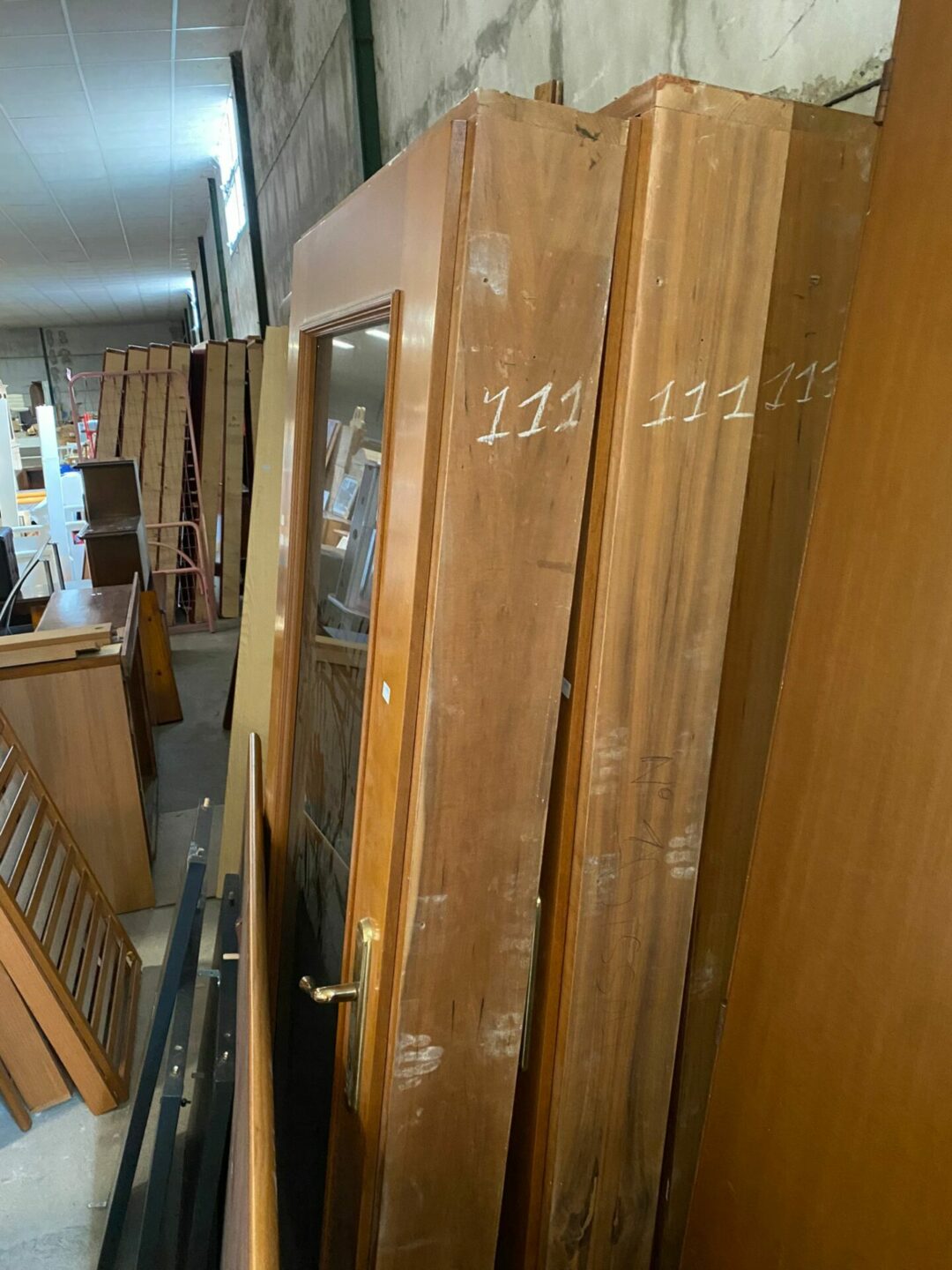 Porta in legno con vetro S-765 - immagine 2