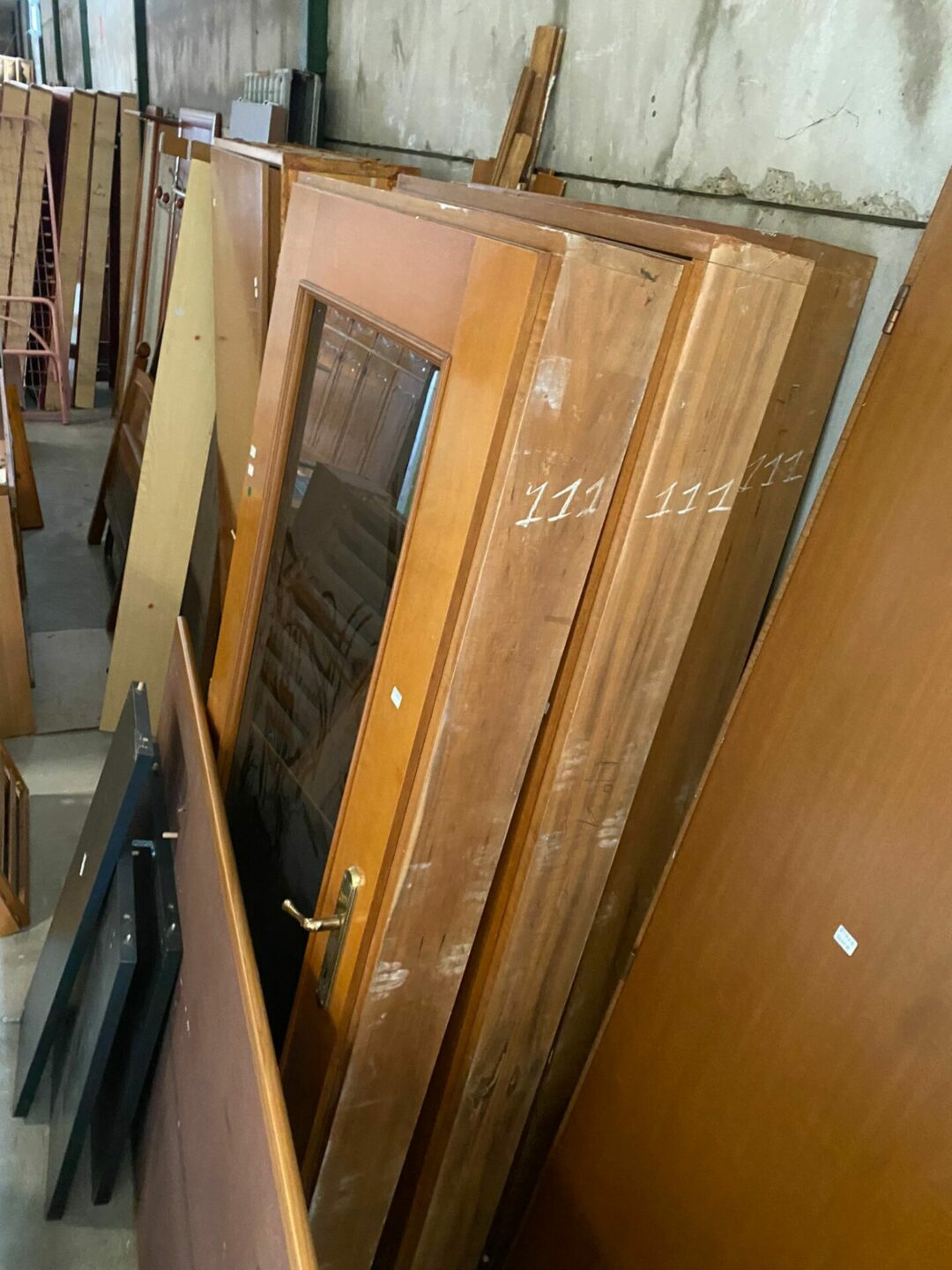 Porta in legno con vetro S-765 - immagine 3