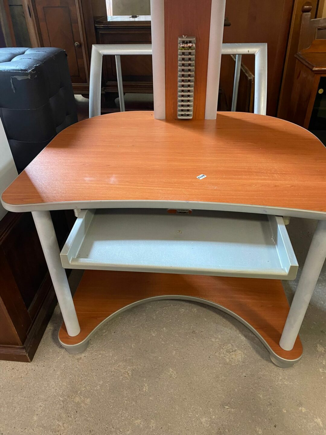 Scrivania in legno con porta cd S-781 - immagine 2
