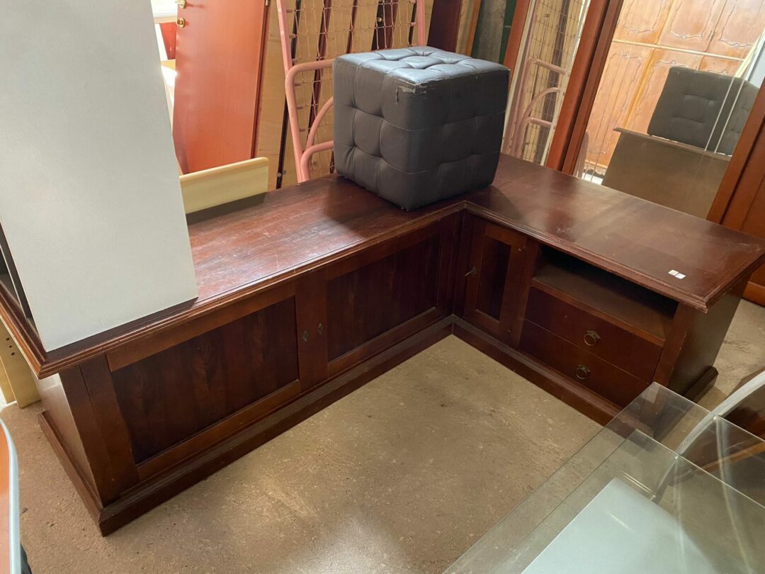 Mobile basso angoliera in legno S-784