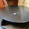 Tavolo rotondo nero basso da sala S-797 - immagine 3