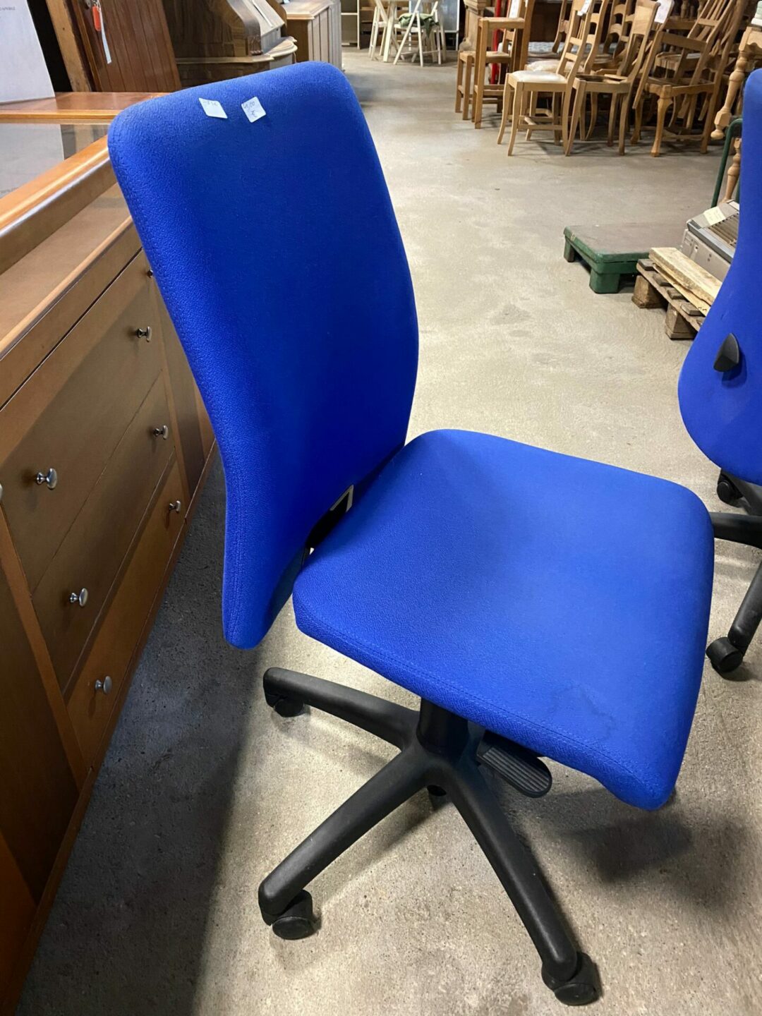 Sedia ufficio blu S-812