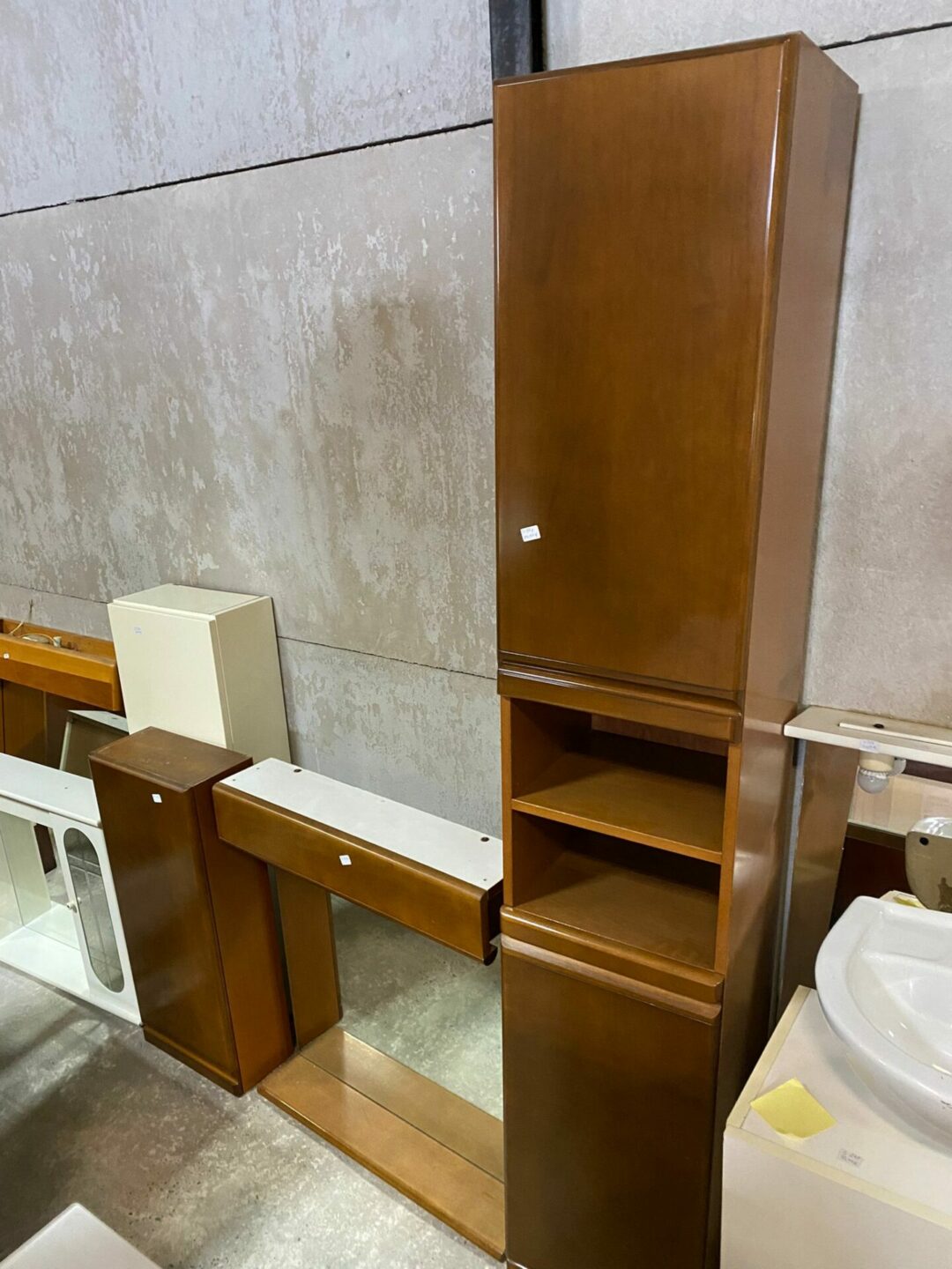 Mobile bagno 3 pezzi con specchiera S-961 - immagine 2