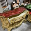 Camera da letto barocco veneziana completa di comó e comodini, specchiera, e testata letto matrimoniale S 1423 - immagine 6