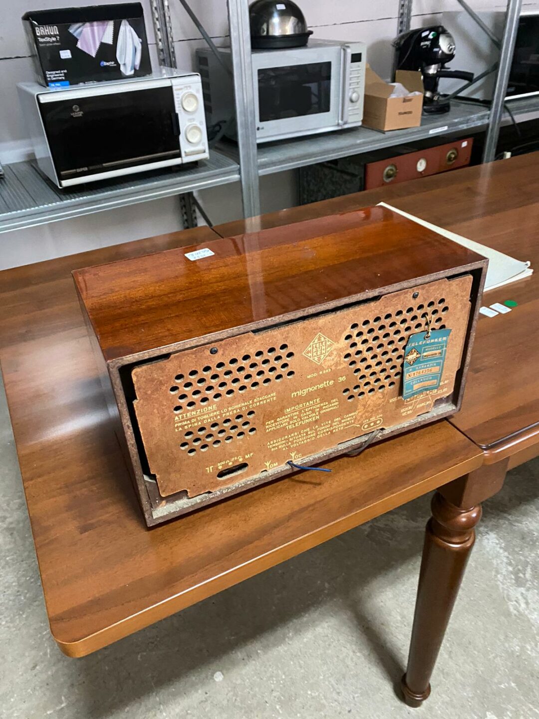 TELEFUNKEN R564 MIGNONETTE 66 RADIO D'EPOCA A VALVOLE antica  anni 50 60 S 1438 - immagine 4