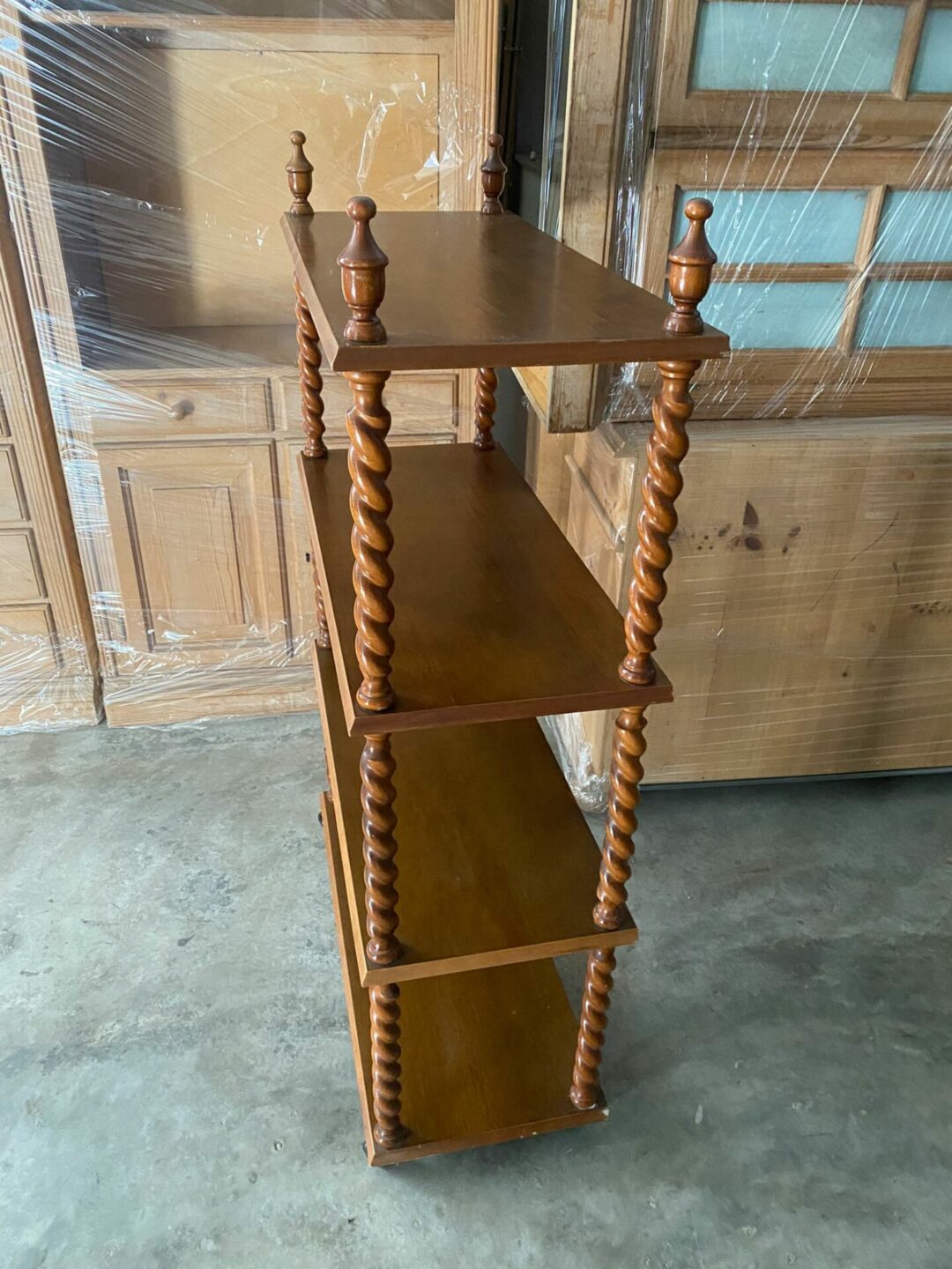 Scaffale in legno a carrello S-1192 - immagine 2