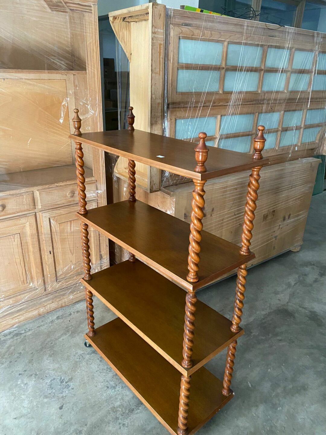 Scaffale in legno a carrello S-1192 - immagine 3