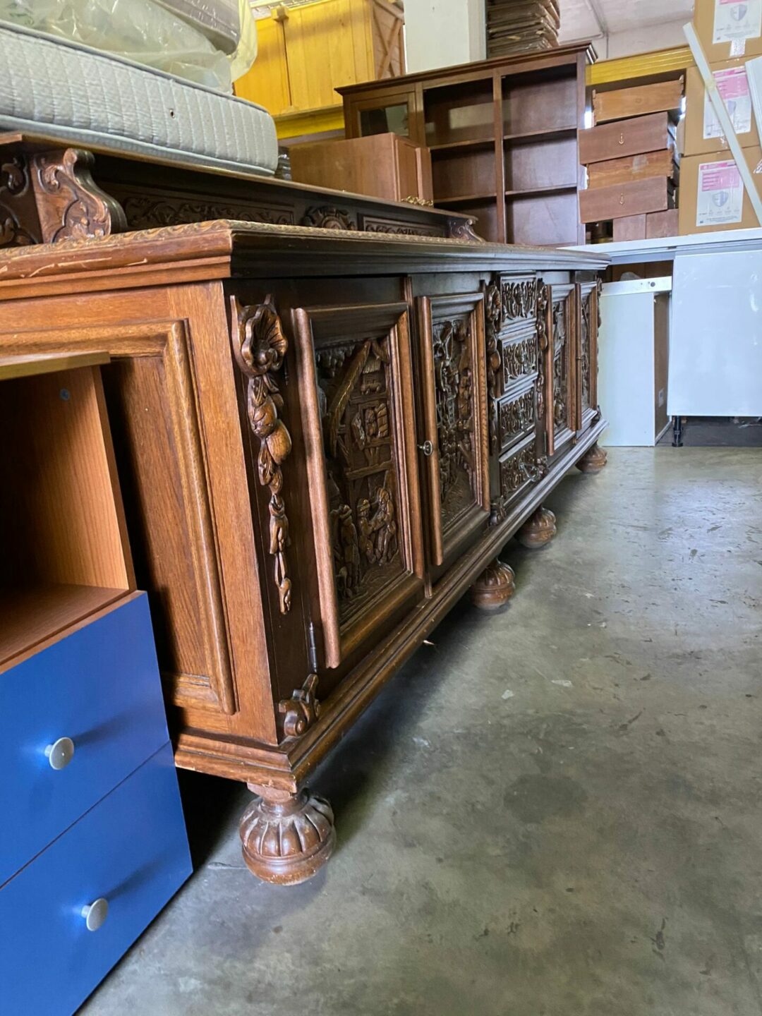 Mobile credenza basso massiccio S-1216 - immagine 2
