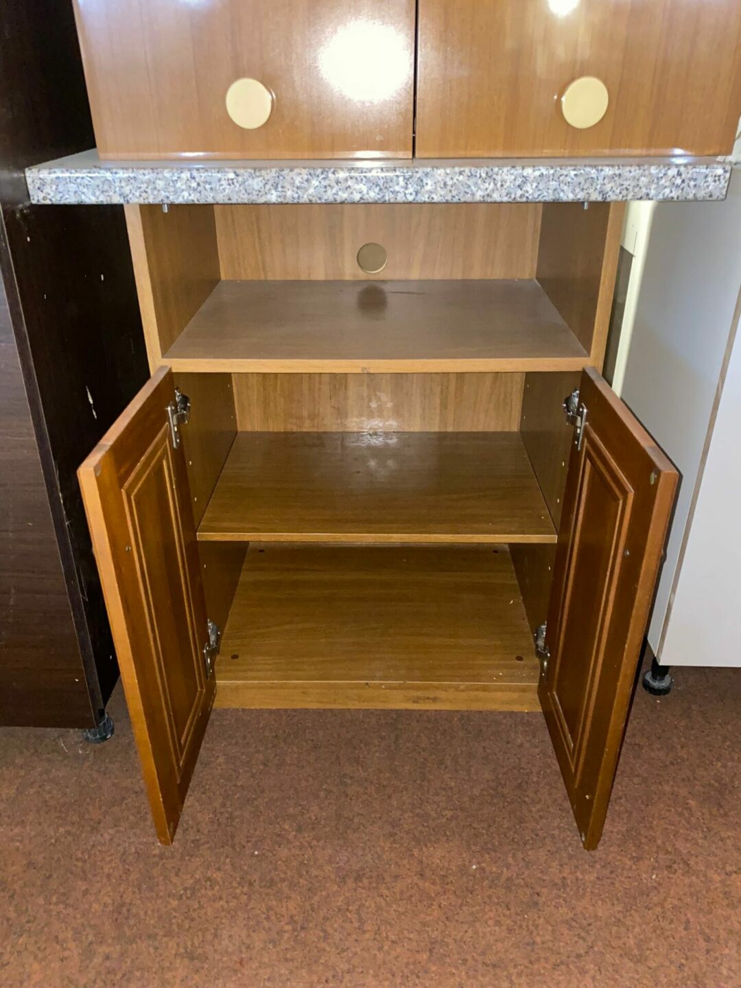 Mobile basso con 2 ante in legno S-1251 - immagine 3