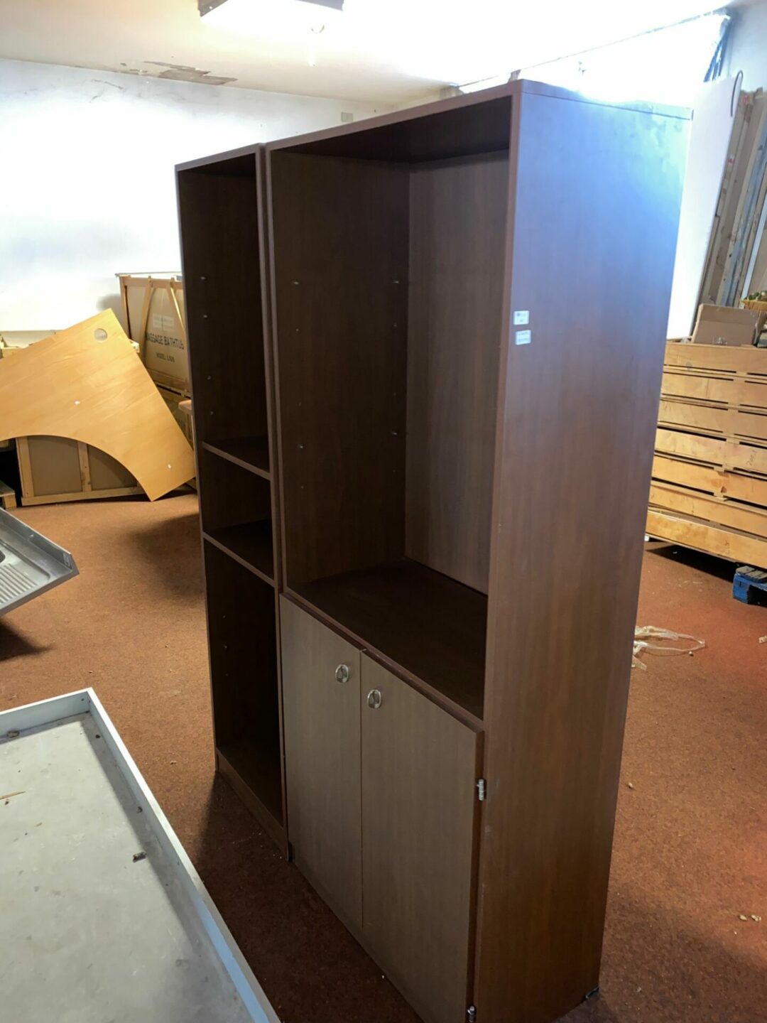 Mobile libreria con 2 porte sotto e ripiani S-1285 ( IN REGALO ) - immagine 3