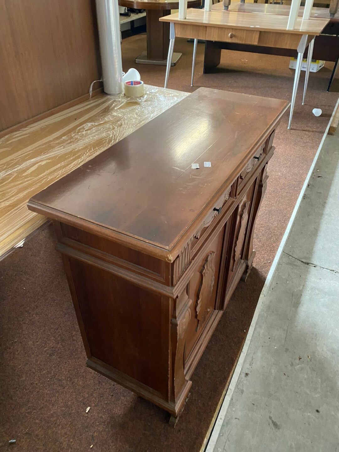 Mobile con due ante in legno S-1304 - immagine 3
