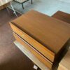 Comodino con 3 cassetti in legno S-1305 - immagine 3