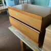 Comodino con 3 cassetti in legno S-1305 - immagine 4