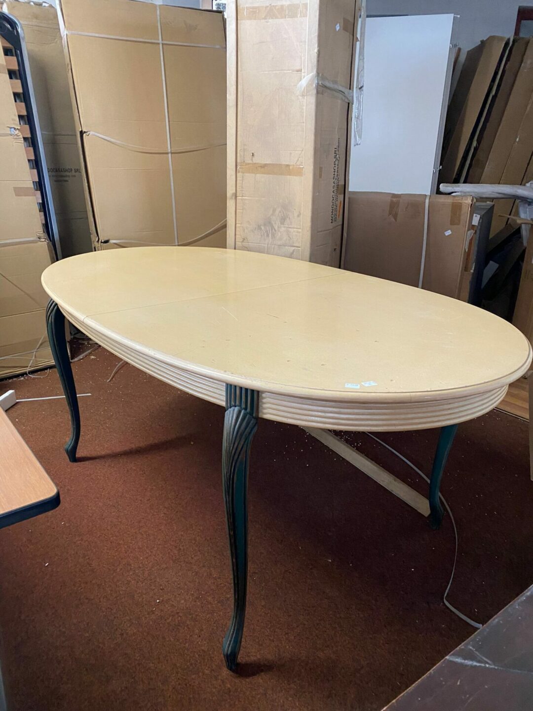 Tavolo ovale con struttura in legno S-1319 ( IN REGALO ) - immagine 3