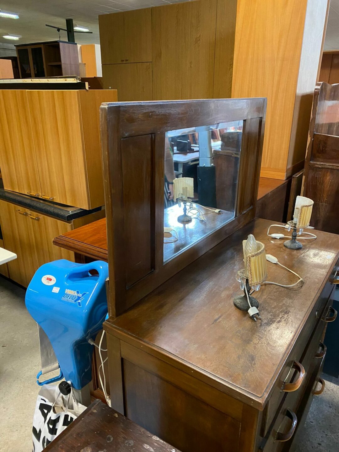 Comó antico con specchiera S 1402 - immagine 3