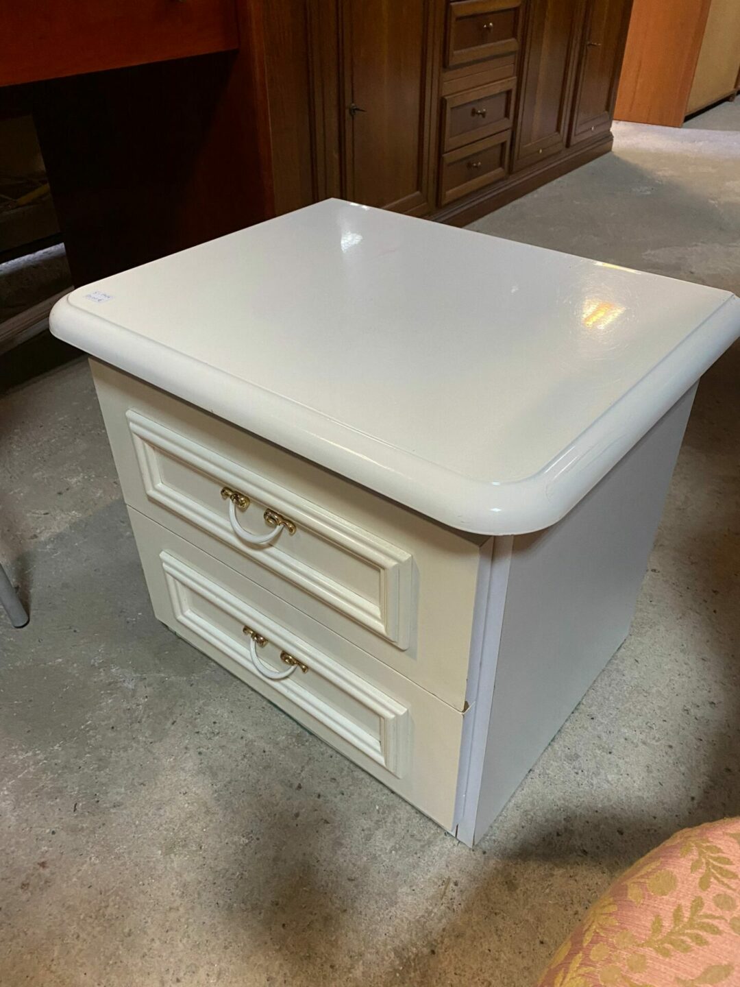 Comodino singolo bianco lucido S 1416 - immagine 2
