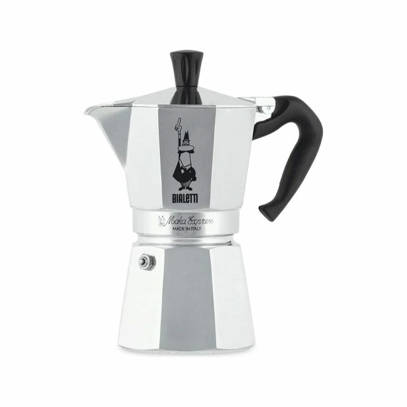 Bialetti Macchina Macchinetta Caffè Moka 6 tazze - 0001163 - MOKA EXPRESS 6TZ